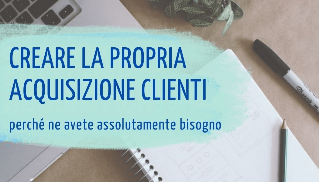 Banner Creare la propria acquisizione clienti Banner Creare la propria acquisizione clienti